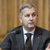 Le conseiller aux Etats Marco Chiesa (UDC/TI) demande une taxe de transit à travers la Suisse (archives). KEYSTONE/ALESSANDRO DELLA VALLE